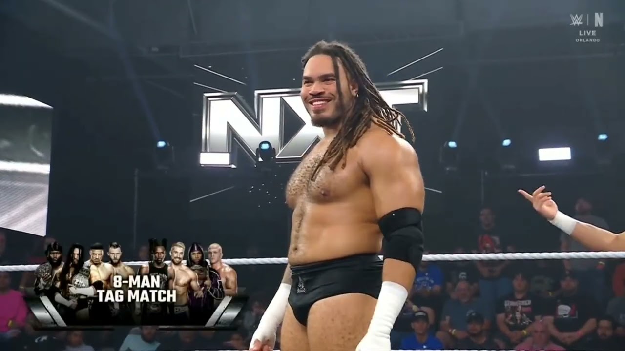 WWE NXT JOE HENDRY & JE'VON EVANS & LEON SLATER & MYLES BORNE VS DARKSTATE 12/02/25