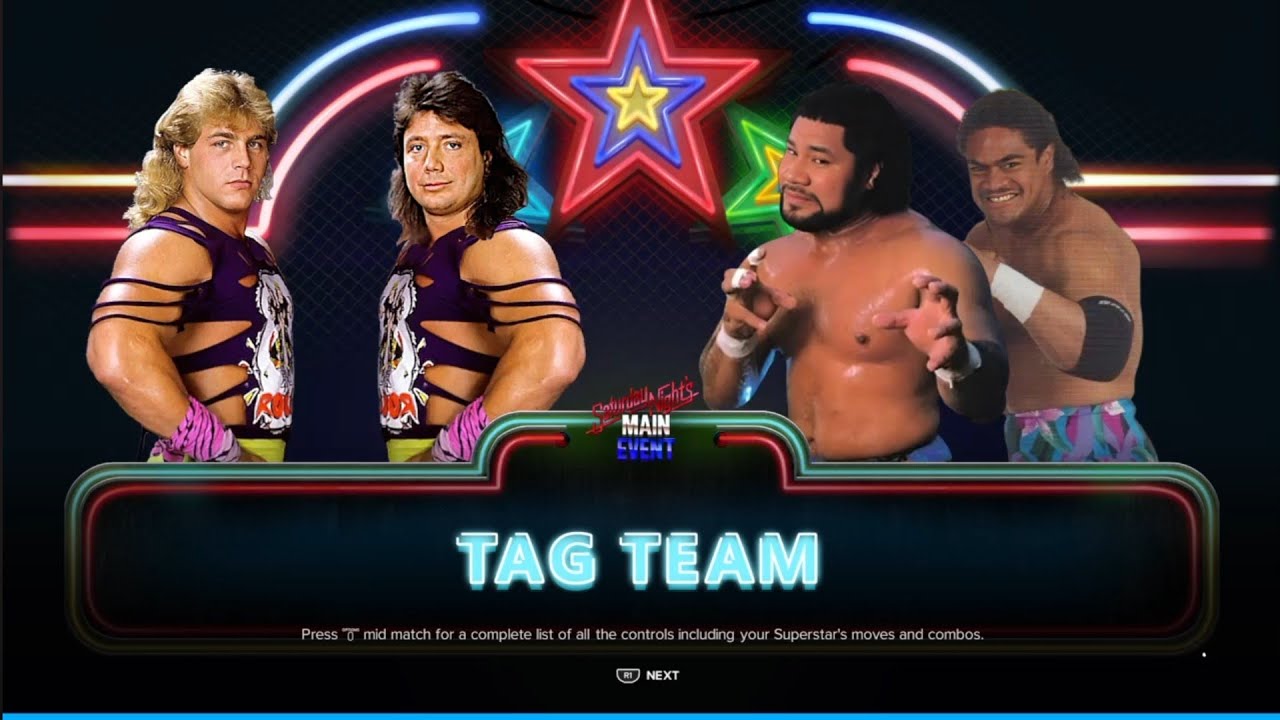 The Rockers vs The Islanders. SNME. WWE 2K24