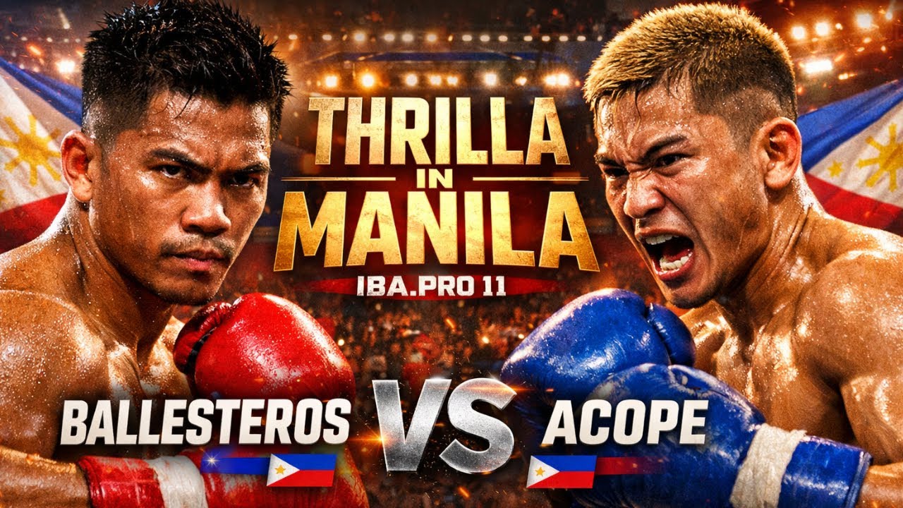 Ronerick Ballesteros 🇵🇭 vs Speedy Boy Acope 🇵🇭 | 'Thrilla in Manila' IBA.PRO 11 | October 29, 2025