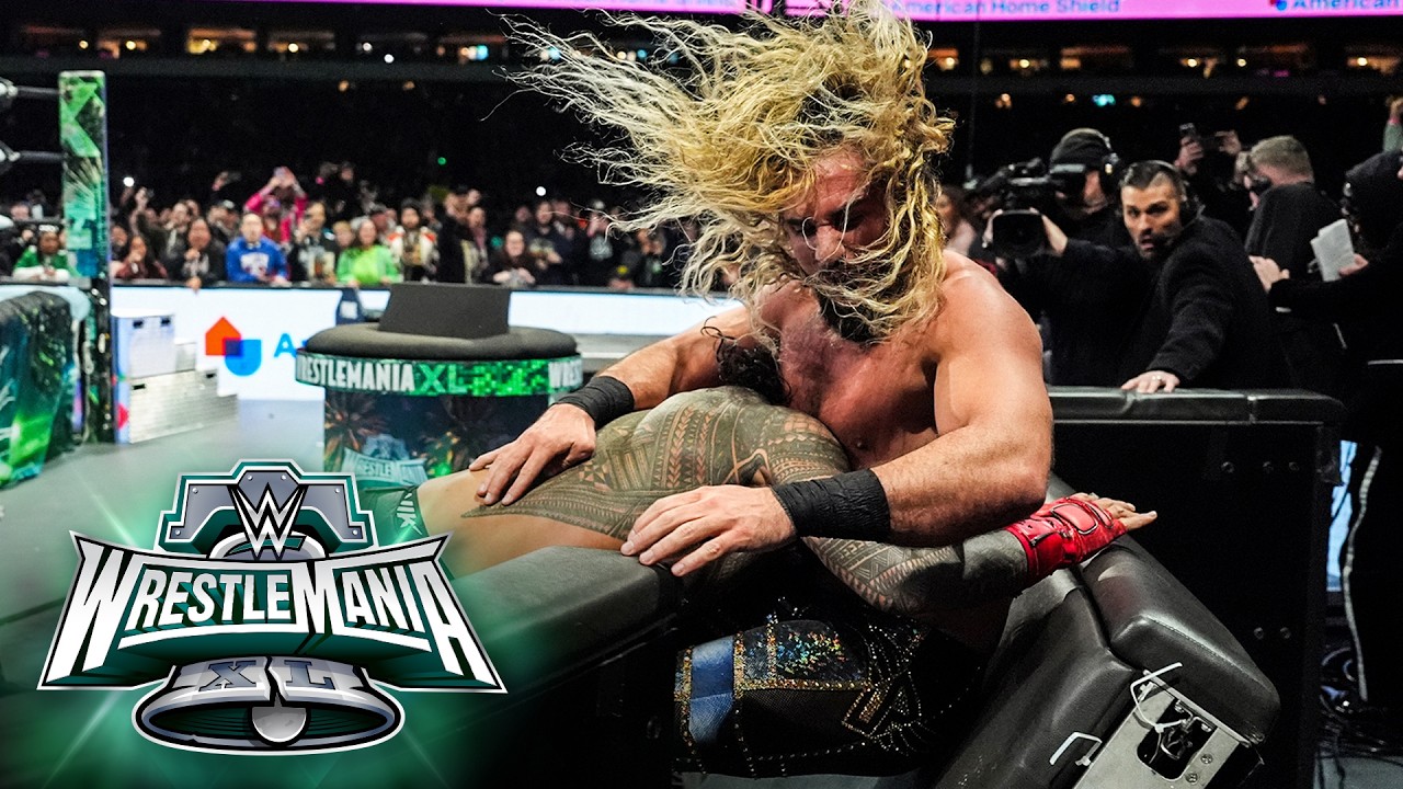 نزال كامل: ذا بلودلاين ضد كودي رودز وسيث رولينز – ريسلمانيا ٤٠