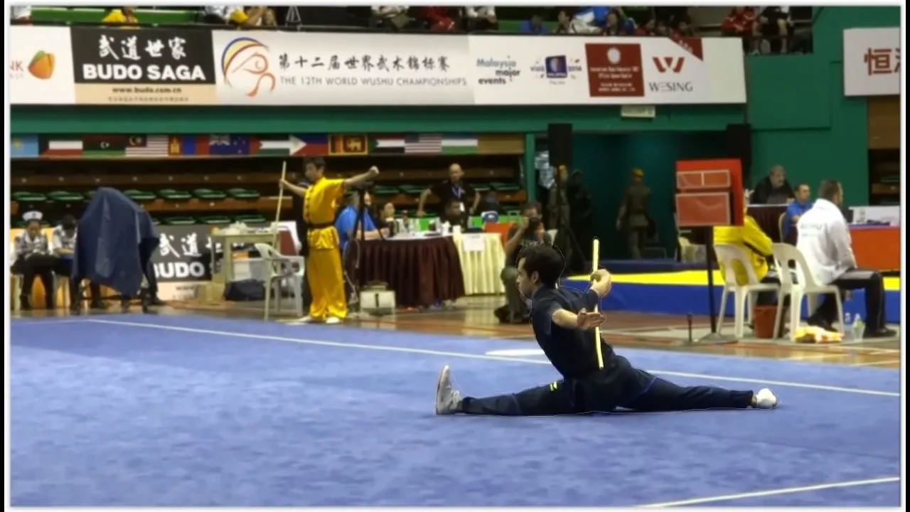12th World Wushu Championships, Men Gunshu MEX Samuel Montalvo 9.20