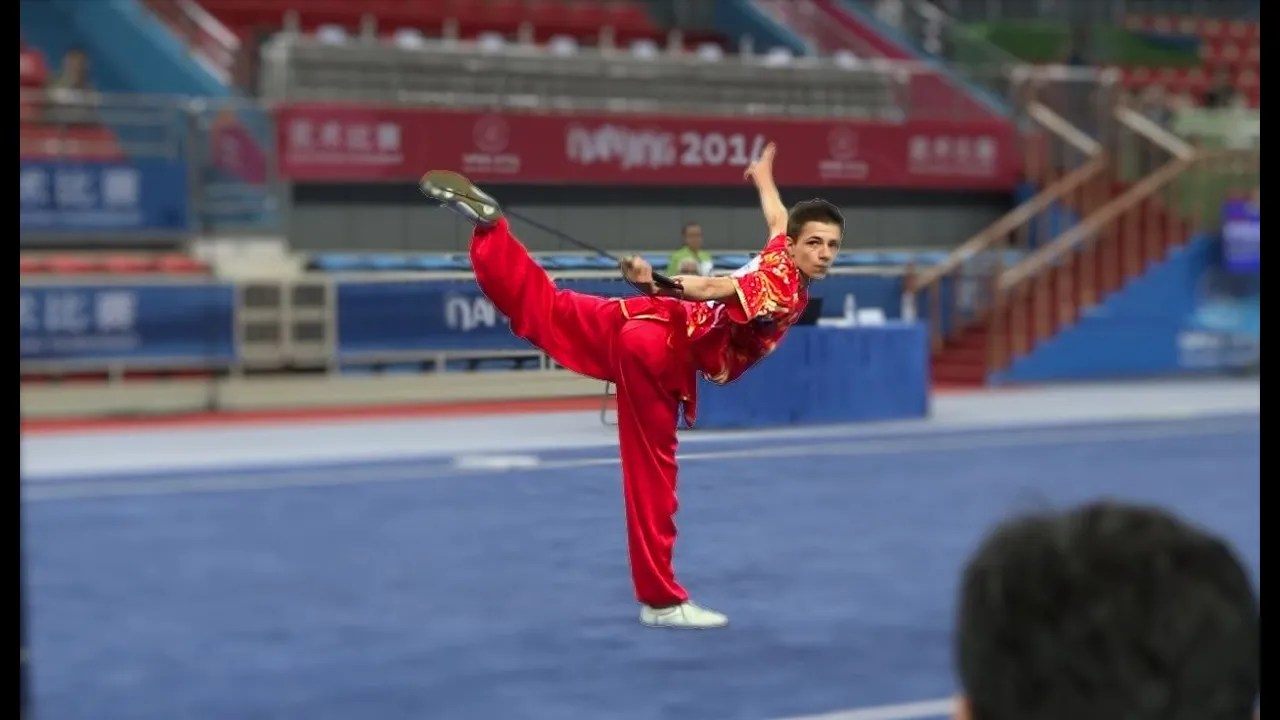 NANJING 2014 Wushu Tournament - Men Jianshu FRA Paul Rondeau 9.50
