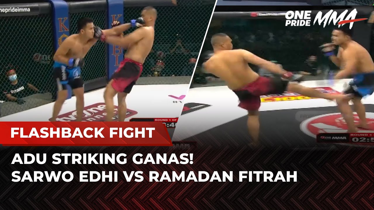 TAK TERDUGA! Striking Keras Sarwo Edhi vs Ramadan Fatir | Flashback Full Fight One Pride MMA