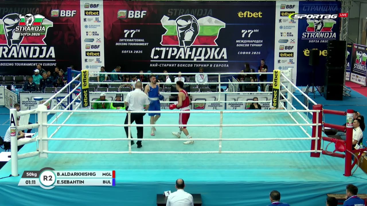 Battulga Aldarkhishig (MGL) vs. Ergyunal Sebahtin (BUL) Strandja Tournament 2026 (50kg)