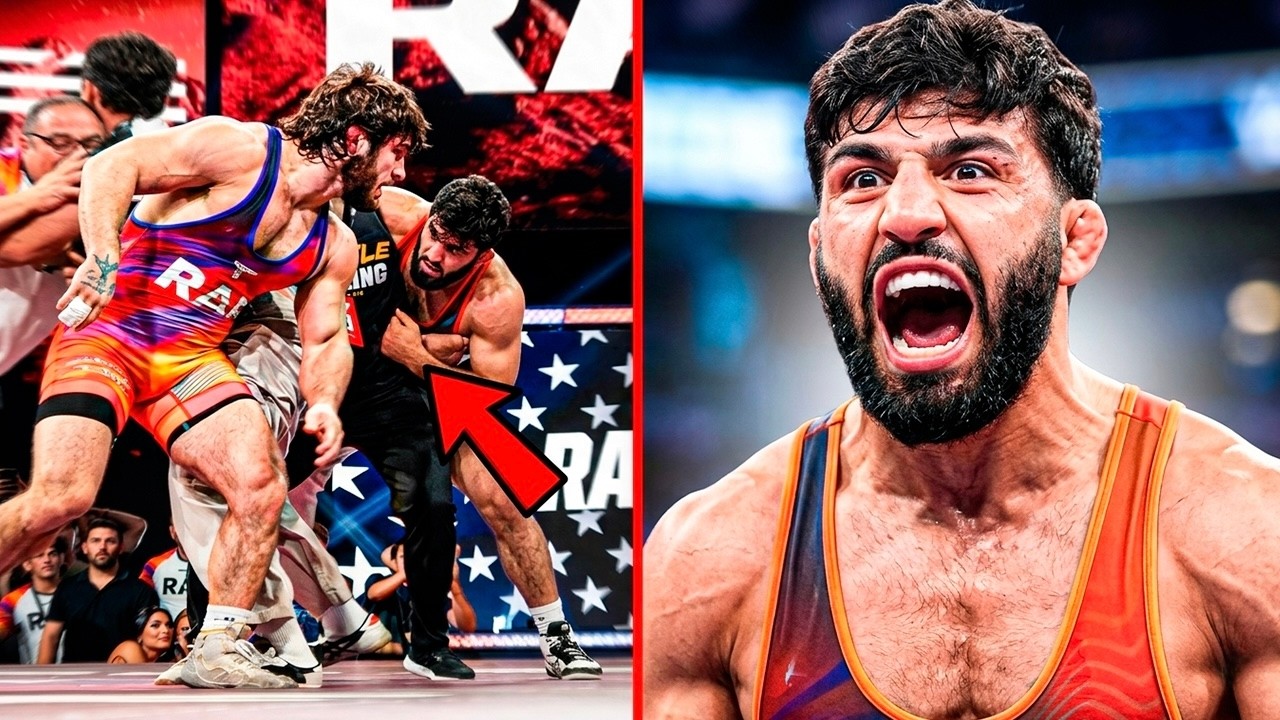 TOP 5 CRAZIEST FIGHTS in Freestyle Wrestling! When Emotions EXPLODE 🔥