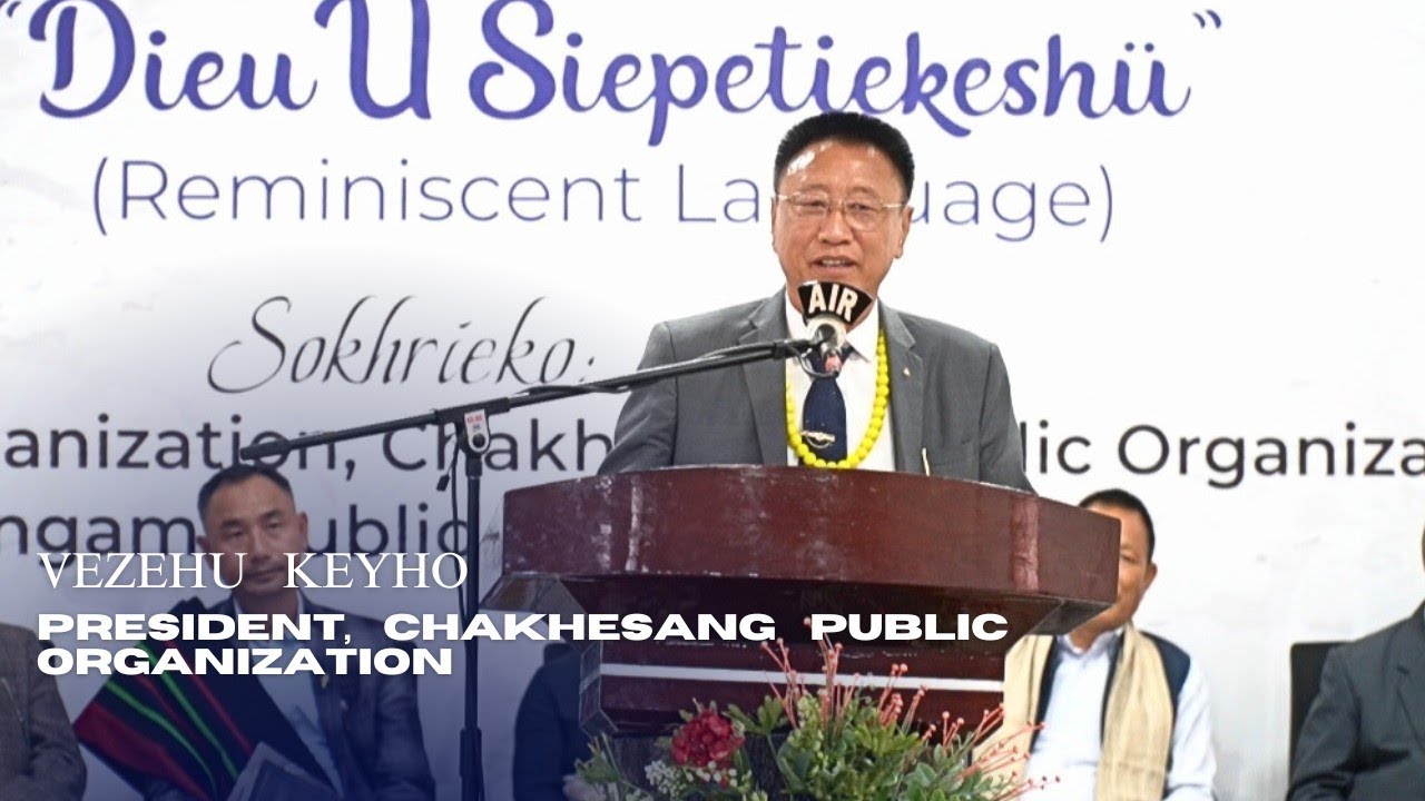 Vezehu Keyho, President, Chakhesang Public Organization / Tenyidie Pederiichii va 55 - U