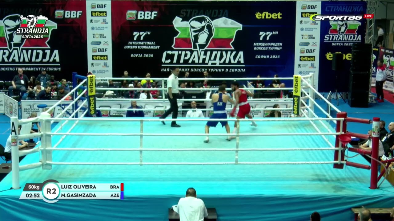 Luiz Oliveira (BRA) vs. Mahammadali Gasimzade (AZE) Strandja Tournament 2026 (60kg)