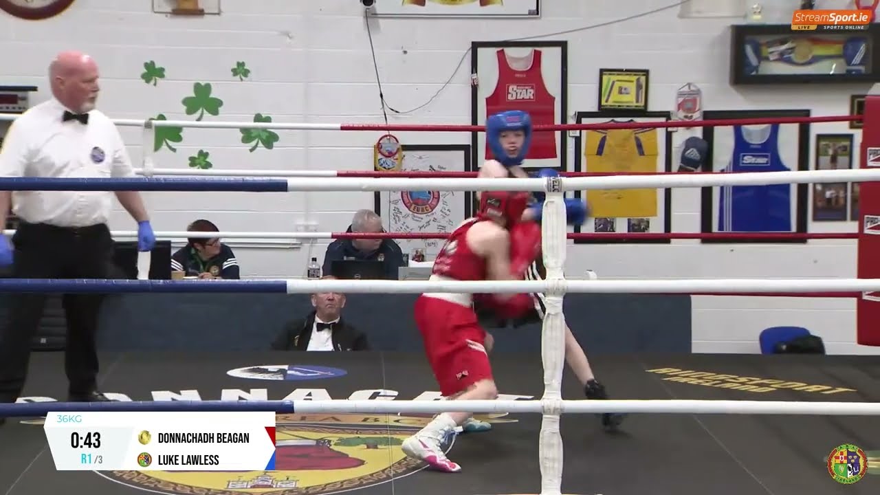 2024 National BG 4 Championship: 36kg Donnachadh Beagan (Sean Dorans) v Luke Lawless (Loughrea)