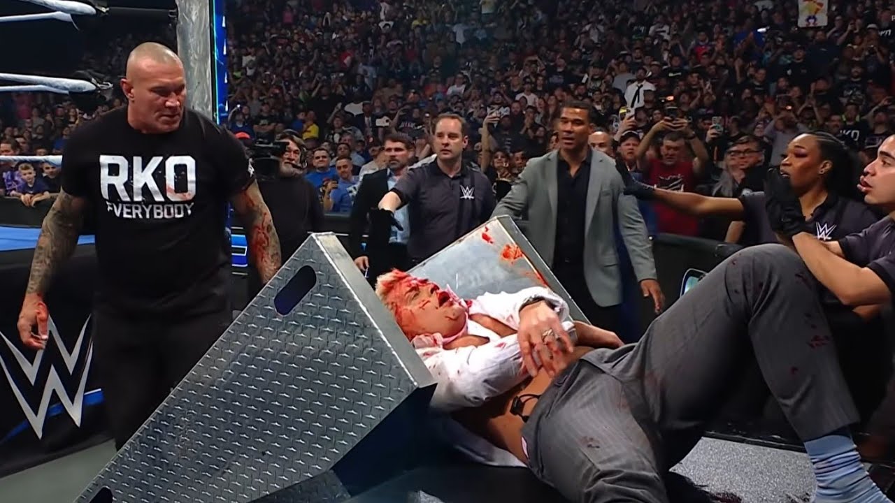 Randy Orton Brutal Attack Cody Rhodes After Contract Signing WWE Smackdown 2026 Highlights