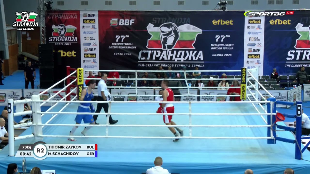 Magomed Schachidov (GER) vs. Tihomir Zaykov (BUL) Strandja Tournament 2026 (70kg)