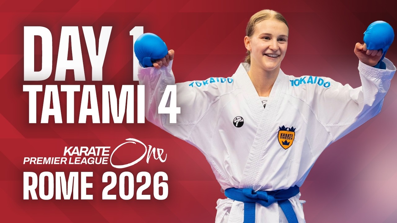 LIVE 🔴 Karate One Premier League Rome 2026 | Day 1 – Tatami 4