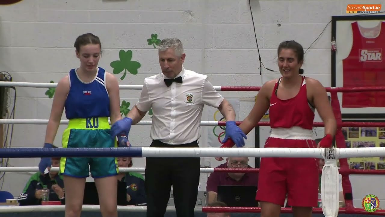 2024 National Junior 2 Championship: 60kg Georgia Stewart (Darndale) v Karen O’Loughlin (Ennis)