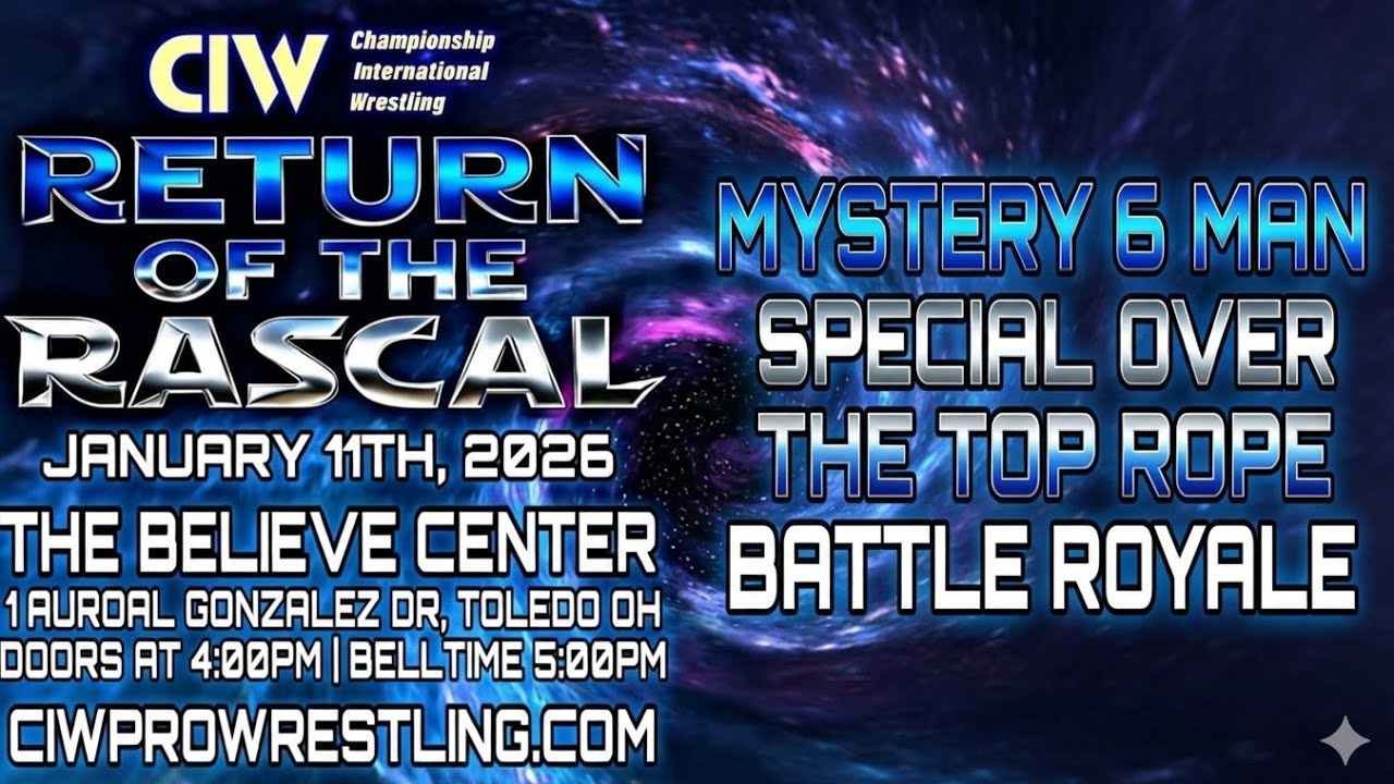 CIW: Pre - Show Match (6 Man  over the top Battle Royale.) 1/11/26