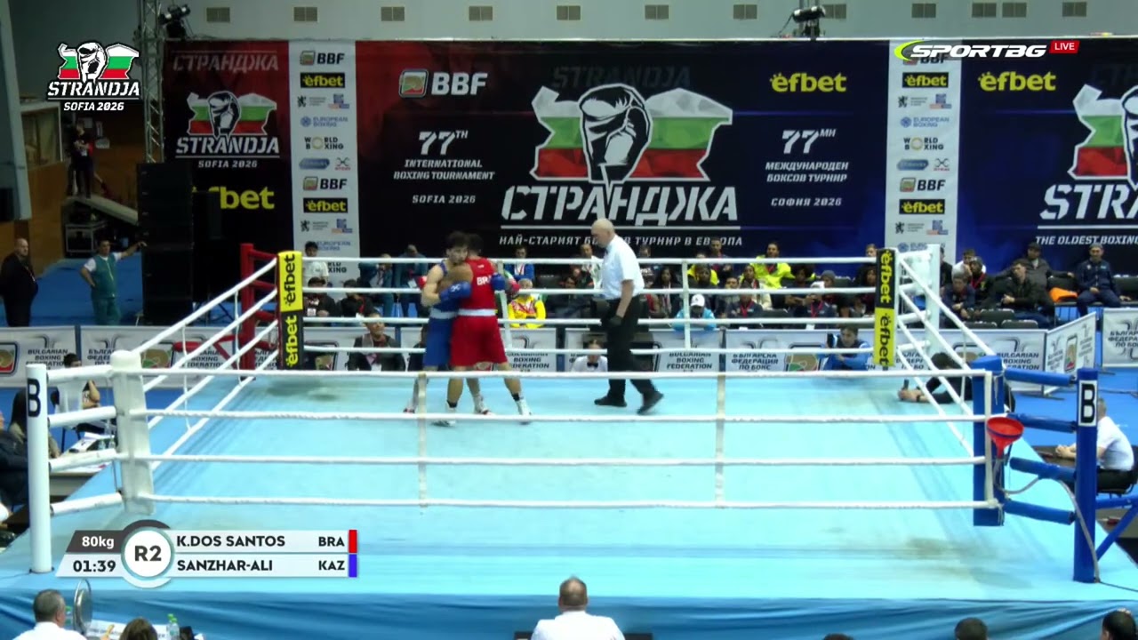 Sanjarali Begaliyev (KAZ) vs. Kaue Belini (BRA) Strandja Tournament 2026 (80kg)