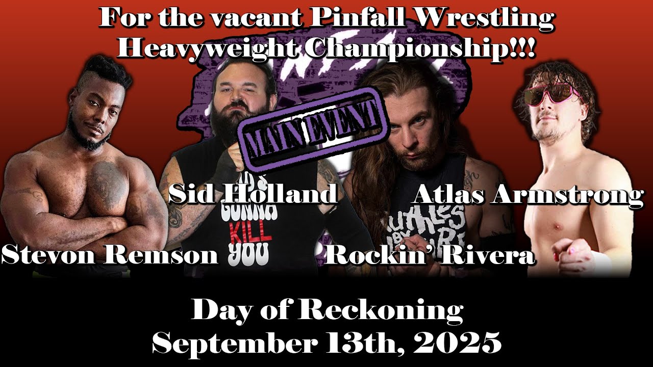 Pinfall Wrestling FULL MATCH: Four-Way Match for the vacant Pinfall Wrestling Heavyweight Title