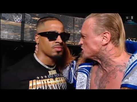 Carmelo Hayes & Ilja Dragunov backstage segment _WWE Smackdown 20 February 2026