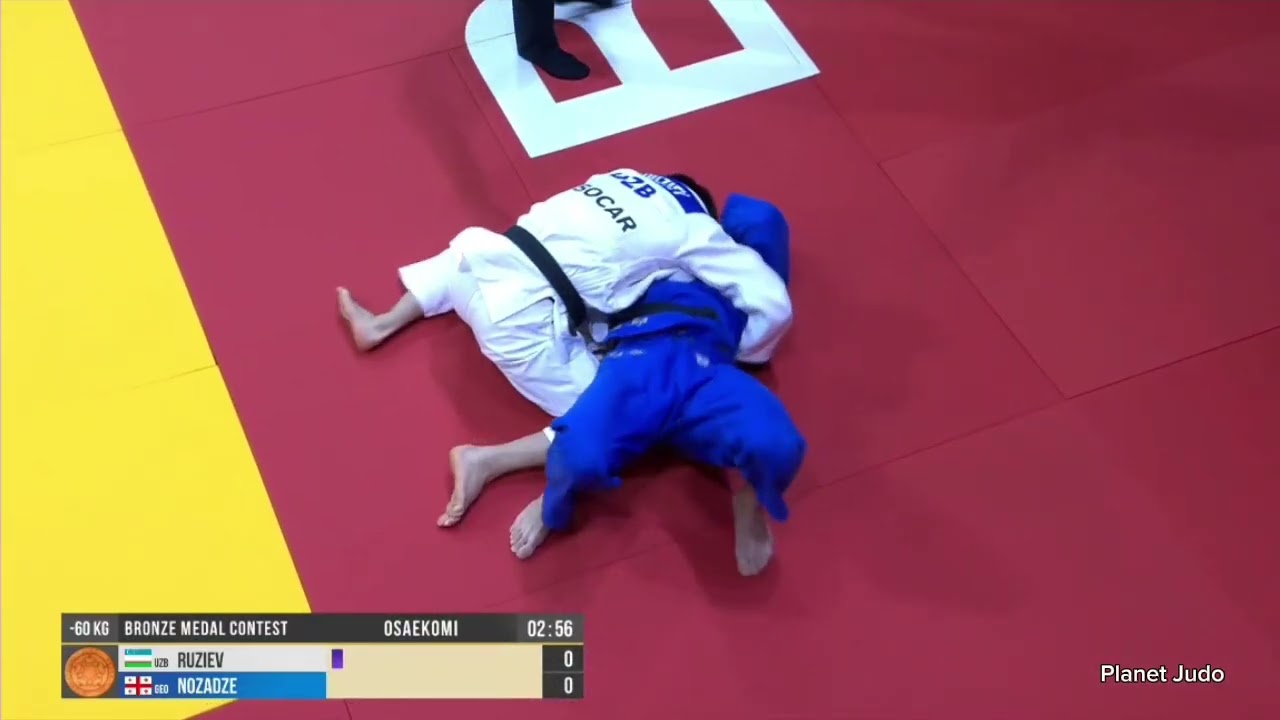 Doston RUZIEV 🇺🇿 🆚️ Temur NOZADZE 🇬🇪 | схватка за бронзу/-60кг | Большой Шлем Баку 2024