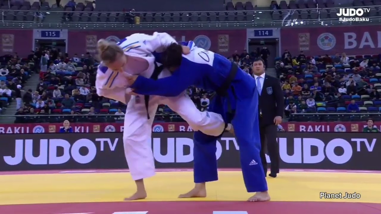 Daria BILODID (UKR) 🆚️ Maysa PARDAYEVA (TKM) | утешительная схватка/-57кг | Большой Шлем Баку 2024