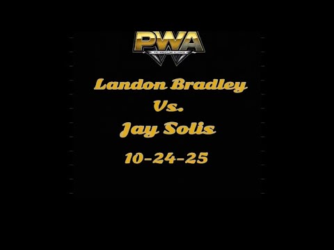 PWA Wrestling: Landon Bradley vs Jay Solis 10-24-25