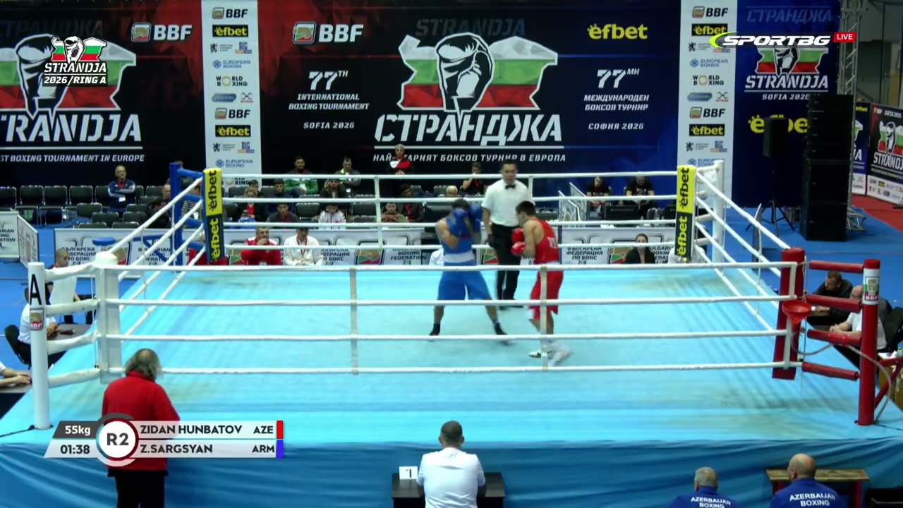Zidan Hünbetov (AZE) vs. Zhirayr Sargsyan (ARM) Strandja Tournament 2026 (55kg)