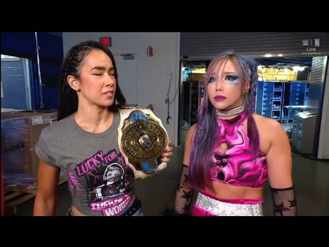 AJ lee & Kairi sane backstage segment _WWE Raw 2 March 2026
