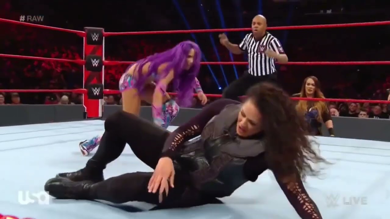 FULL MATCH - Tamina vs. Sasha Banks: Raw, Mar. 4, 2019
