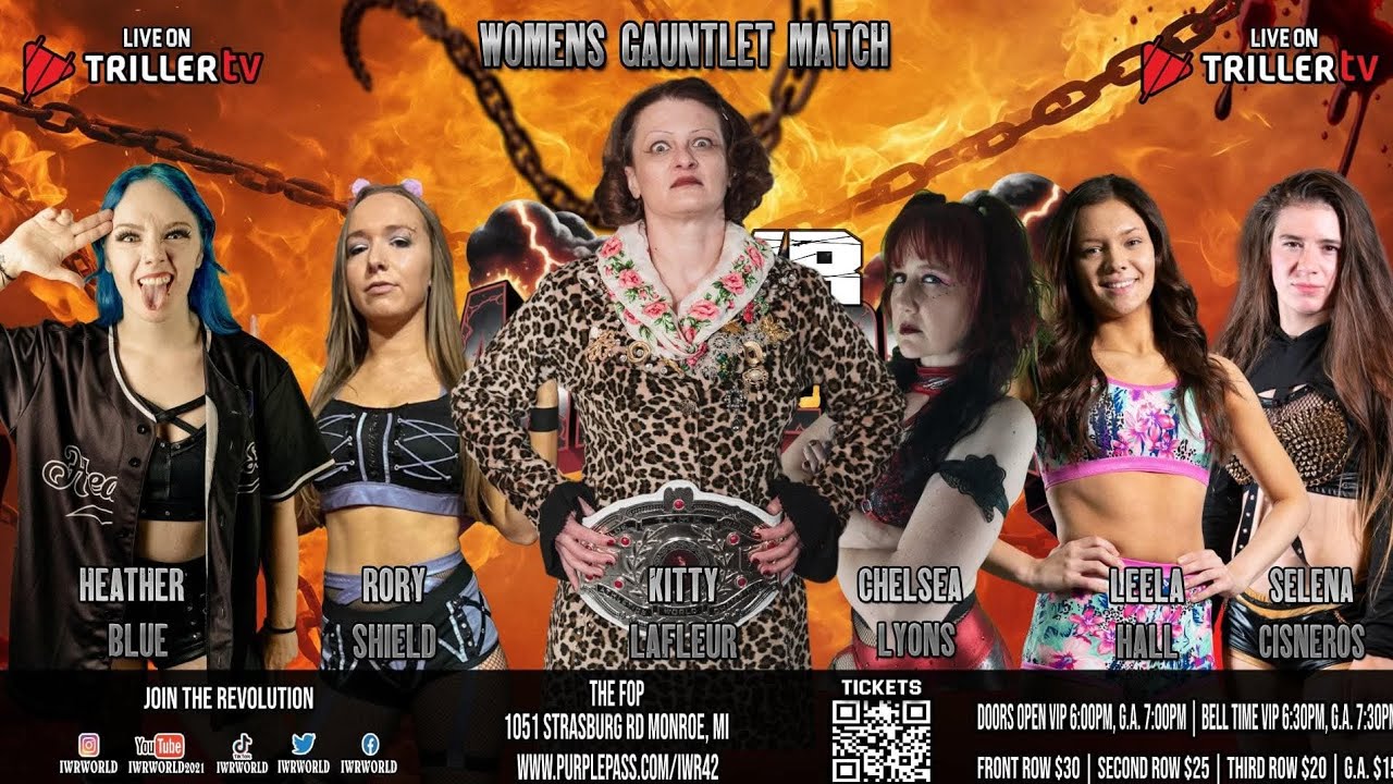 IWR: 6 Woman's gauntlet match for the Olde Tyme Athletics division championship. 2/5/26
