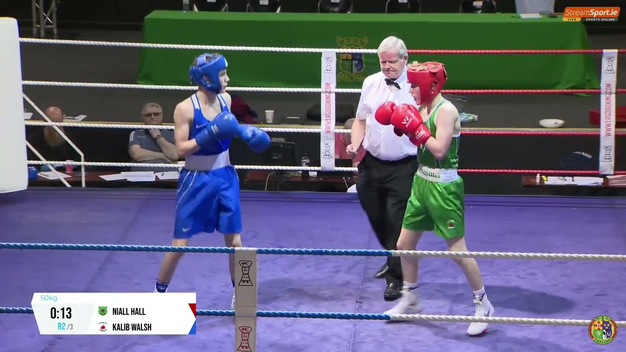 2024 National Senior Cadet Championship: 50kg Niall Hall (Saints) v Kalib Walsh (Wexford CBS)