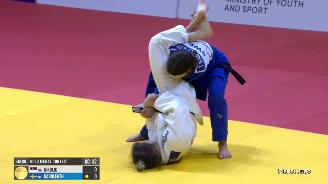 Milica NICOLIC 🇷🇸 🆚️ Tara BABULFATH 🇸🇪 | финал/-48кг | Большой Шлем Баку 2024