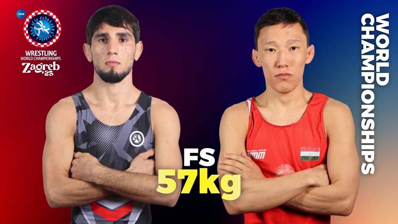 Aiaal BELOLYUBSKII (TJK) vs. Musa MEKHTIKHANOV (UWW). WORLD WRESTLING CHAMPIONSHIPS 2025 | FS 57 Kg
