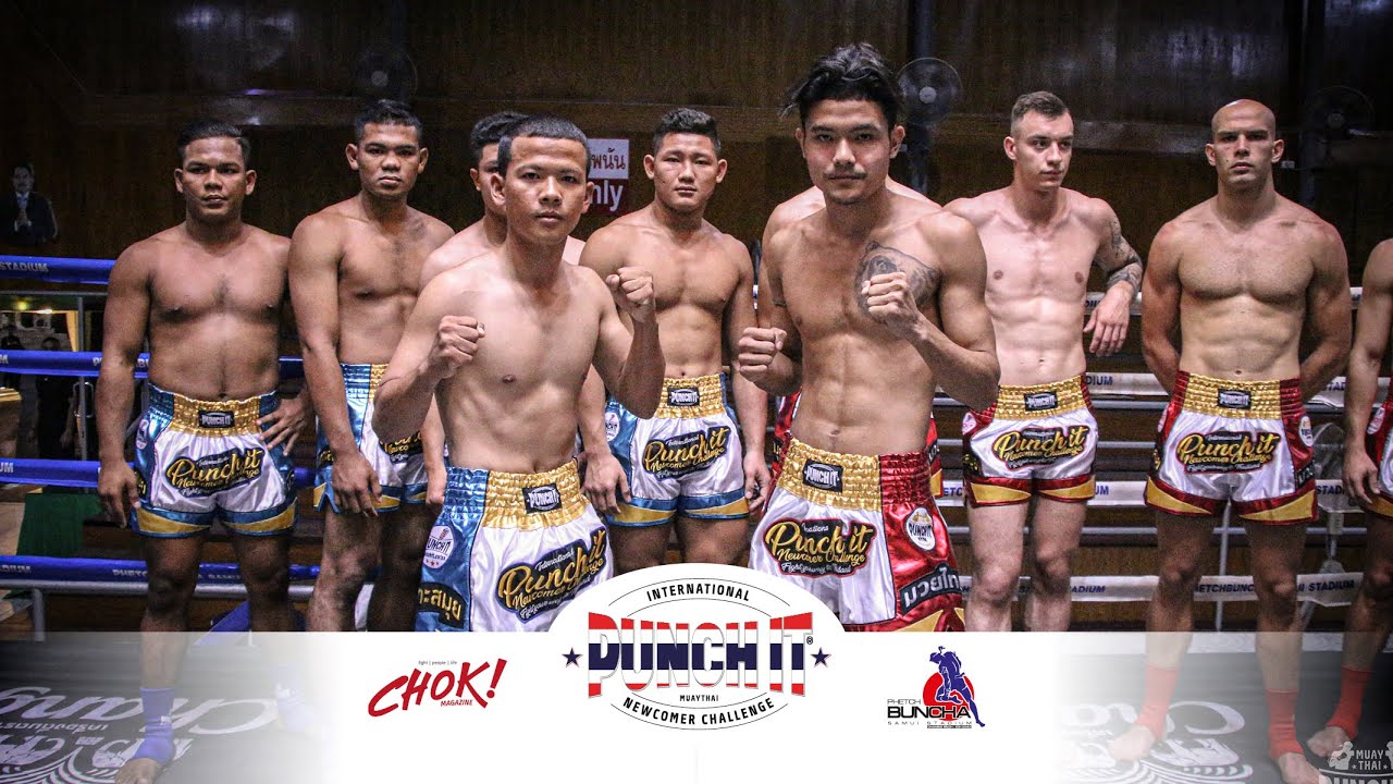 Kaung vs. Jormturm at the Punch it Muaythai Newcomer Challenge 2019