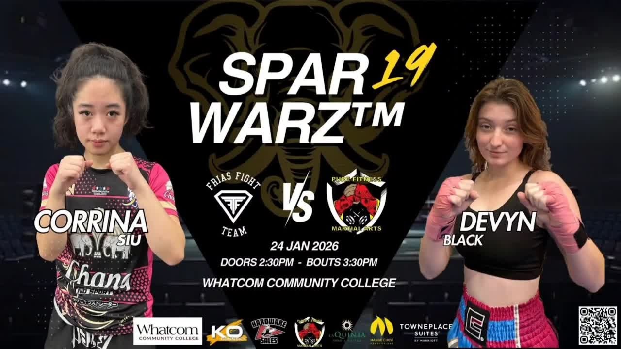 Corrina Siu vs Devyn Black - SparWarz 19