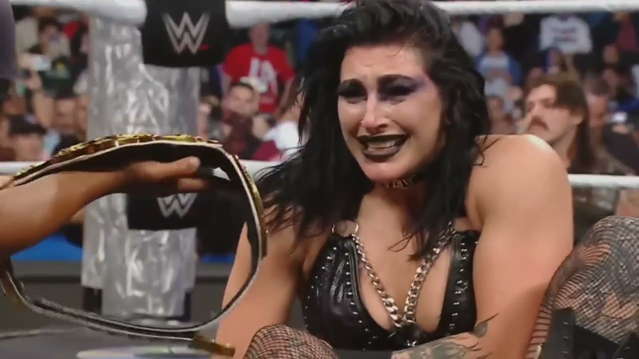 Liv Morgan vs Rhea and Iya Sky #wwe #wrestling #livmorgan#livforever #wrestlingfuture 