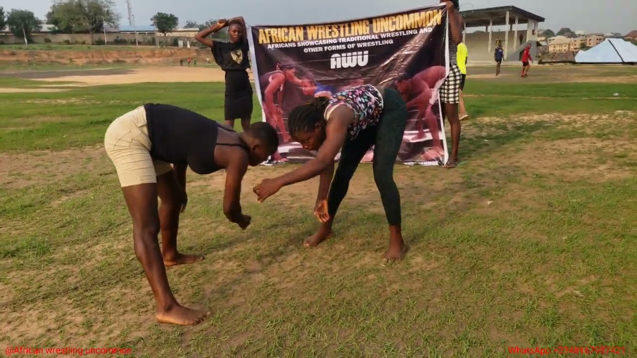 African girls wrestling sport