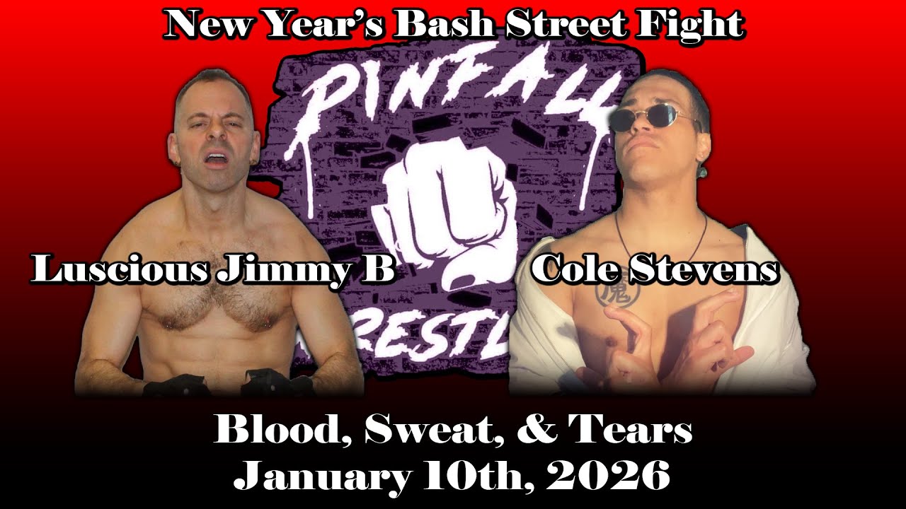 Pinfall Wrestling | New Year’s Bash Street Fight: Luscious Jimmy B vs. Cole Stevens