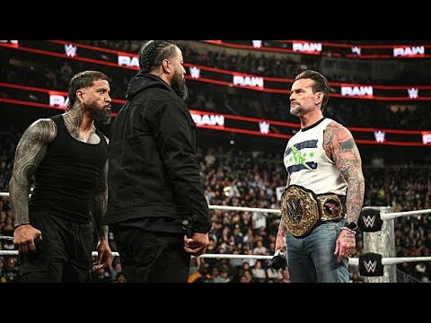 The Usos & CM Punk segment _ WWE RAW 9 March 2026