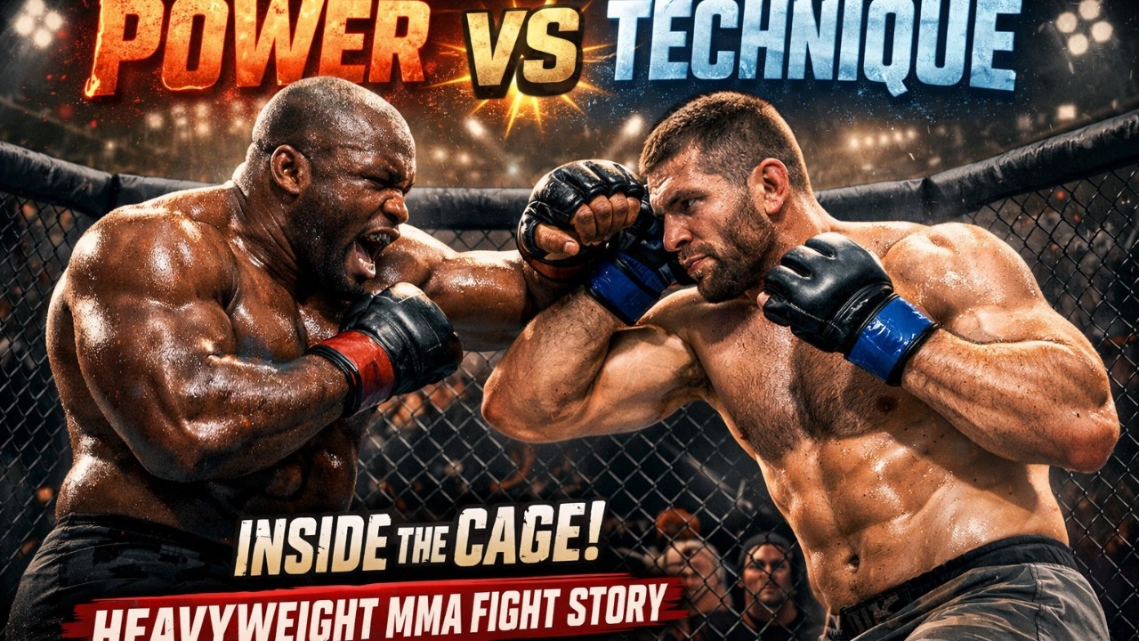 Power vs Technique Inside the Cage | Heavyweight MMA Fight Story