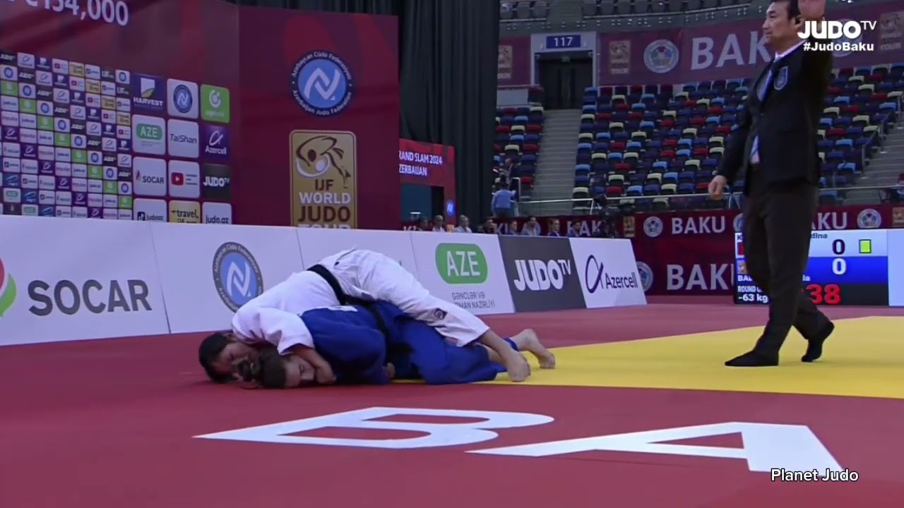 Adina KOCHKONBAEVA 🇰🇬 🆚️ Kamila BADUROVA 🇷🇺 | 1 раунд/-63кг | Большой Шлем Баку 2024