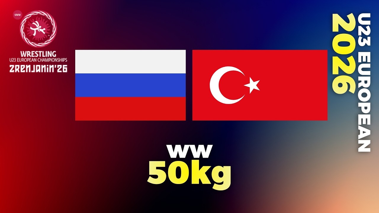 Aleksandra KOPYLOVA (RUS) vs Zerda DEMIR (TUR). U23 EUROPEAN CHAMPIONSHIPS 2026. Semi Final. WW 50Kg