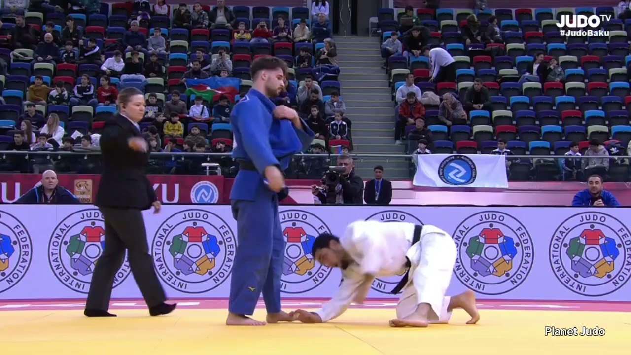 Zhansay SMAGULOV 🇰🇿 🆚️ Kyprianos ANDREOU 🇨🇾 | 1 раунд/-73кг | Большой Шлем Баку 2024