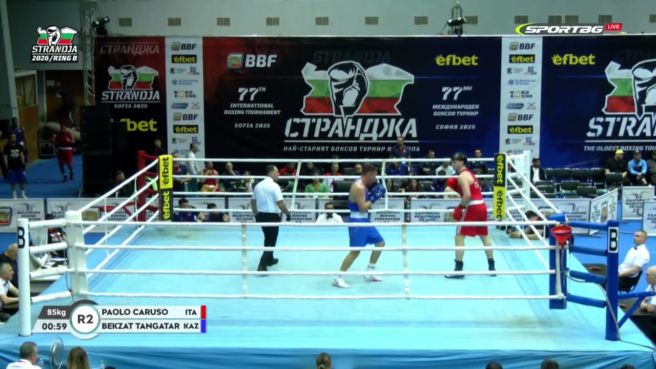 Bekzat Tangatar (KAZ) vs. Paolo Caruso (ITA) Strandja Tournament 2026 (85kg)