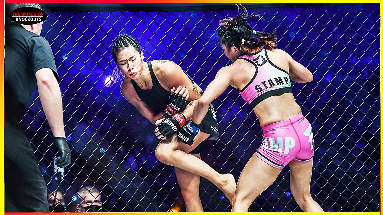 Angela Lee (Singapore) vs Stamp Fairtex (Thailand) - KNOCKOUT, MMA HD