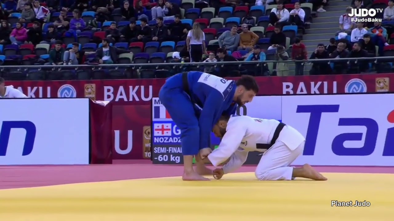 Luka MKHEIDZE 🇫🇷 🆚️ Temur NOZADZE 🇬🇪 | полуфинал/-60кг | Большой Шлем Баку 2024