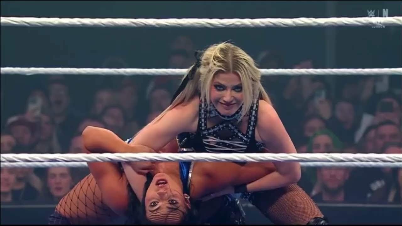 (2/2) Charlotte Flair & Alexa Bliss vs Giulia & Kiana James: Smackdown January 16 2026