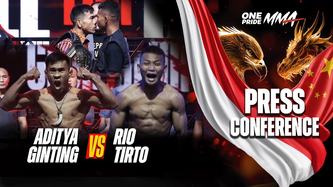 PRESSCON ONE PRIDE MMA 88 ||  ADITYA GINTING VS RIO TIRTO