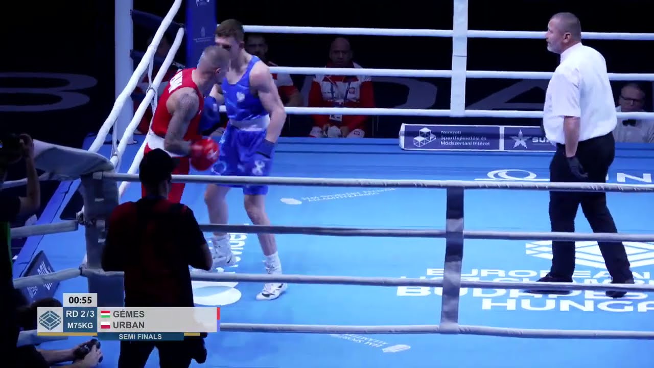 Levente Gémes (HUN) vs. Mateusz Urban (POL) European U23 Championships 2025 SF's (75kg)