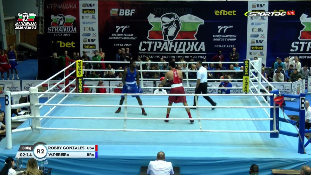 Wanderley Pereira (BRA) vs. Robby Gonzales (USA) Strandja Tournament 2026 (80kg)