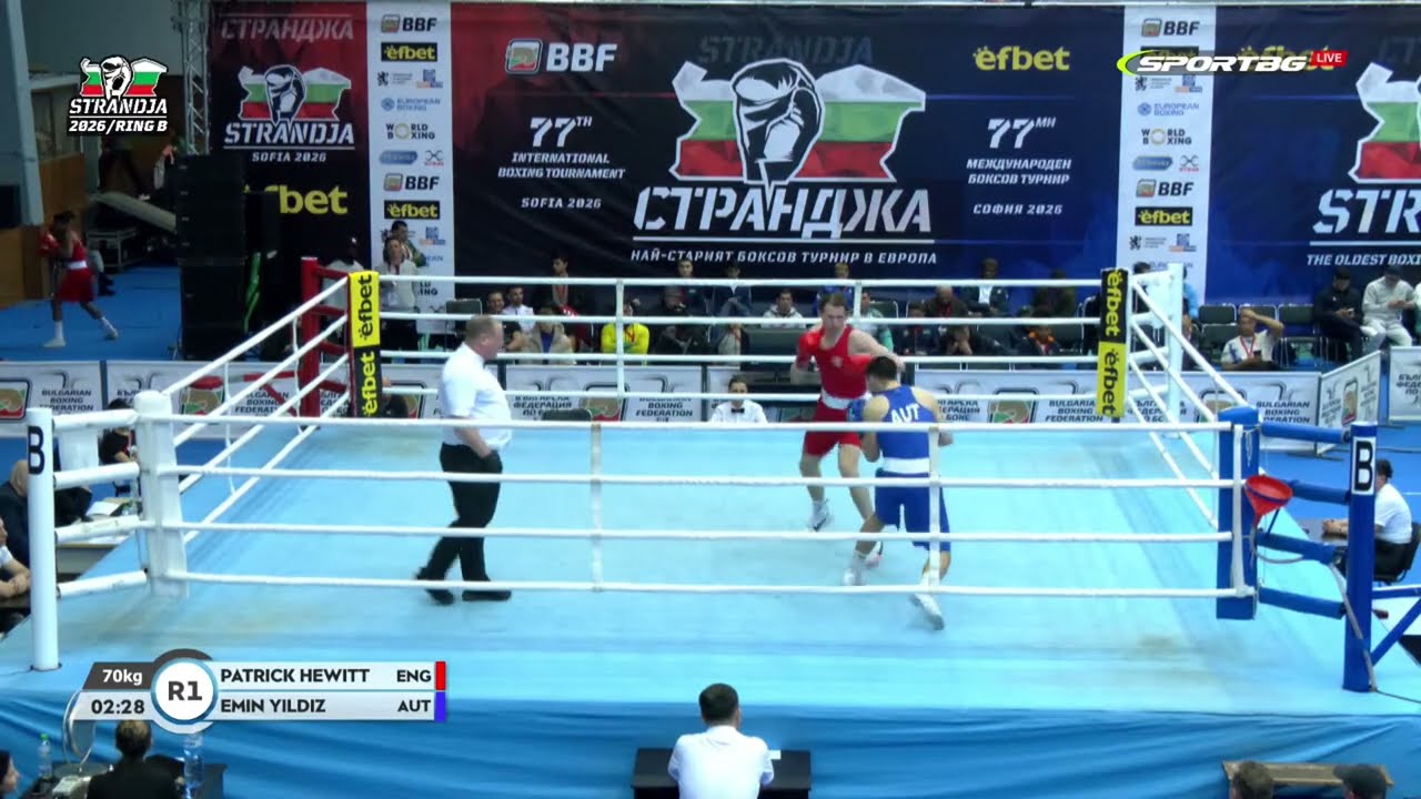 Patrick Hewitt (ENG) vs. Emin Yildiz (TUR) Strandja Tournament 2026 (70kg)