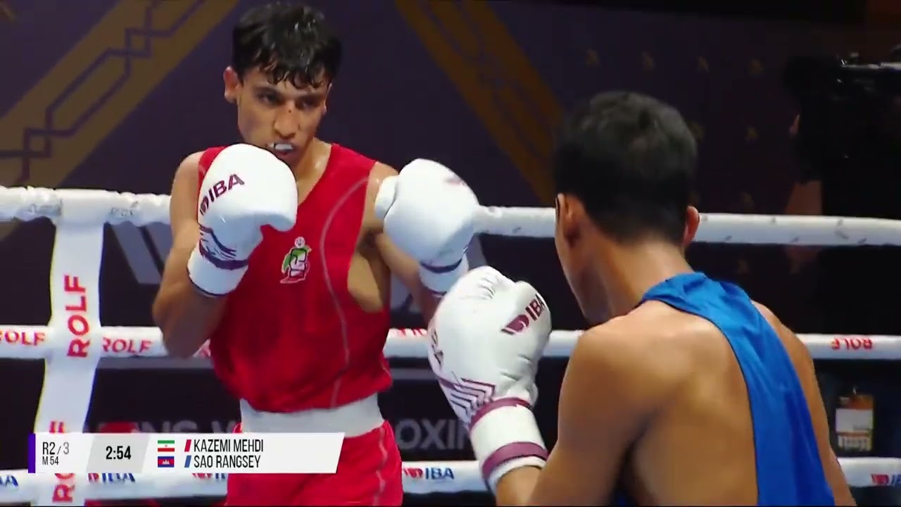 Mehdi Kazemi (IRI) vs. Rangsey Sao (CAM) IBA World Championships 2025 (54kg)