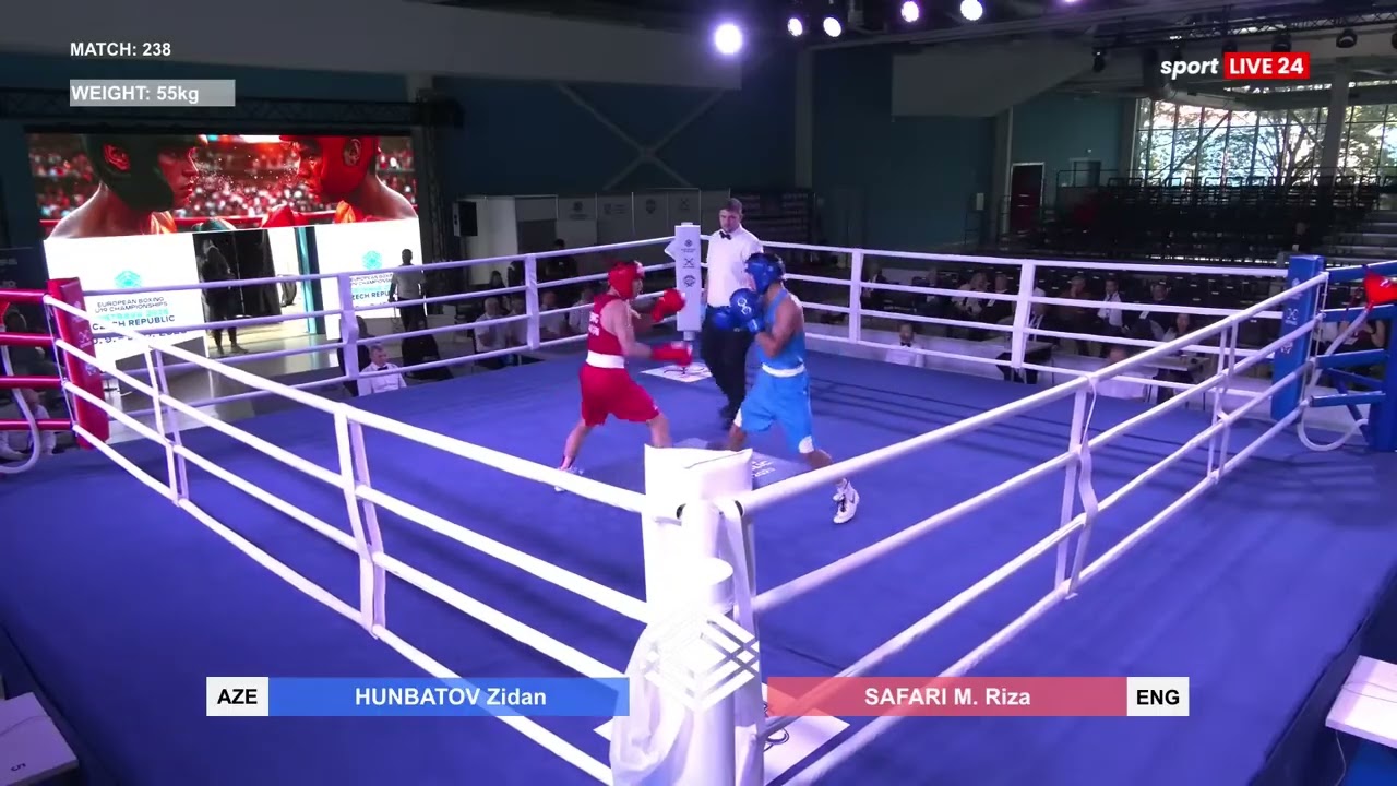 Mohammed Safari (ENG) vs. Zidan Hünbetov (AZE) European U19 Championships 2025 SF's (55kg)